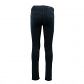 Pantaloni Oliver de culoare neagră, cu un design simplu pentru fete s.Oliver 30264 2