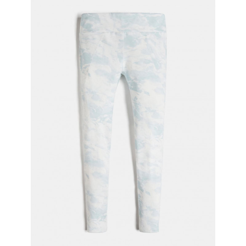 Pantaloni din microfibră Guess, albi, pentru fete  302868