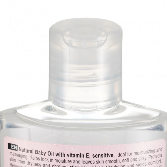 Ulei natural pentru bebeluși cu vitamina E, pentru piele sensibilă, sticlă de plastic, 200 ml. Tri-Bio 302963 4