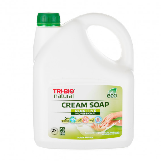 Săpun natural eco cream Cremă, 2.84 l Tri-Bio 302983 