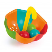 Jucărie de baie - Umbrelă multicoloră cu bile HAPE 303639 2
