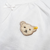 Bluză cu mânecă scurtă, Steiff cu aplicație de urs pentru fete Steiff 30476 2