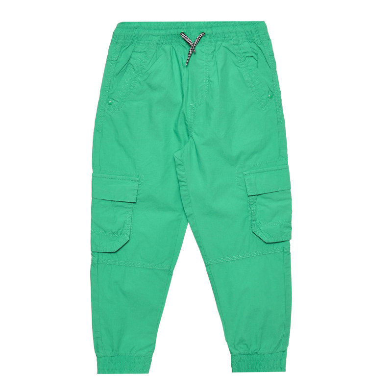 Pantaloni cargo din bumbac Cool Club, verzi pentru băieți  305639