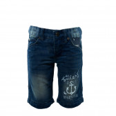 Pantaloni scurti din denim,firma Blue Seven cu imprimeu, pentru băieţi BLUE SEVEN 30565 