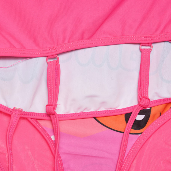 Costum de baie dintr-o bucată cu imprimeu Fetițele Powerpuff, roz Cool club 306508 8
