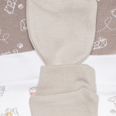Mănuși nou-născuți cu imprimeu Winnie De Pluș, din bumbac organic Cool club 306548 7