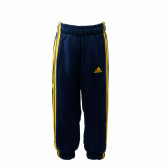 Pantaloni sport pentru băieți, cu dungă laterală galbenă Adidas 30768 