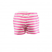 Pantaloni scurți cu dungi roz pentru fete BENCH 30941 2