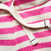 Pantaloni scurți cu dungi roz pentru fete BENCH 30942 3