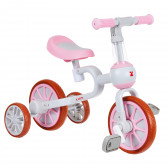 Bicicletă pentru copii cu roți auxiliare - Roz ZIZITO 309438 7