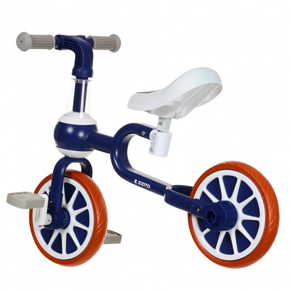 Bicicletă pentru copii cu roți auxiliare - Albastră ZIZITO 309457 8