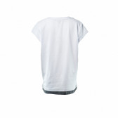 Bluză albă cu mânecă scurtă, cu decolteu în V pentru fete Esprit 30963 3