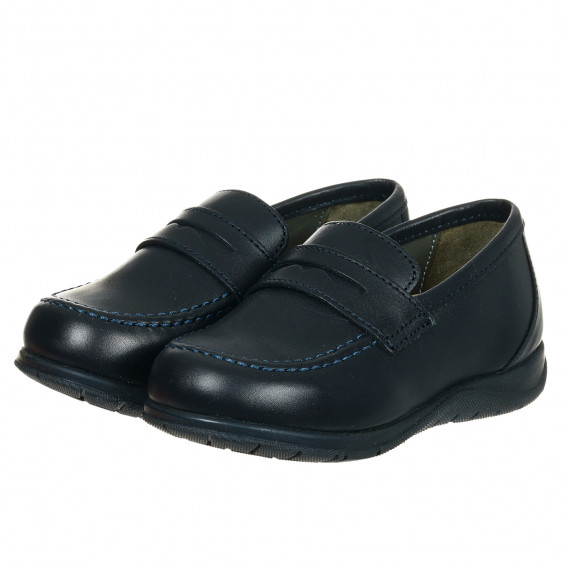 Pantofi din piele pentru fete, albastru închis Chicco 310099 