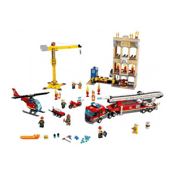 Joc de construit City Fire - Pompieri în centru, 943 piese Lego 310158 2