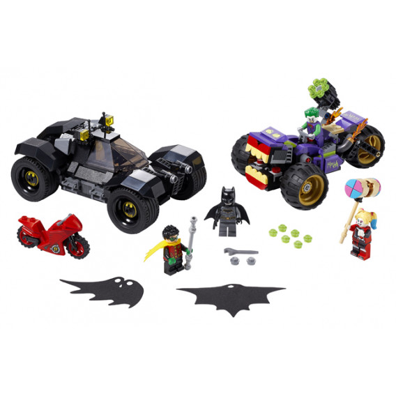 Joc de construit - Urmărire cu tricicleta Joker, 440  piese Lego 310170 2