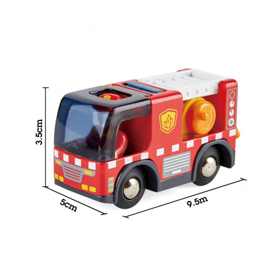 Camion de pompieri cu sirena HAPE 310369 4