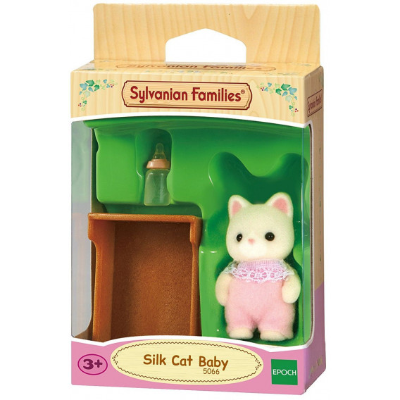 Figurină de joacă familiile Sylvanian - Pisicuță, mătase (3 părți) Sylvanian Families 310565 