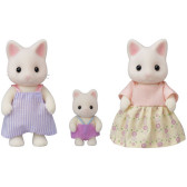 Set de figurine Sylvanian Families - Familia pisicilor, floral, 3 piese Sylvanian Families 310731 2