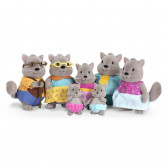 Set de figurine familie mare cu bunici - veverițe Li'l Woodzeez Battat 310736 2