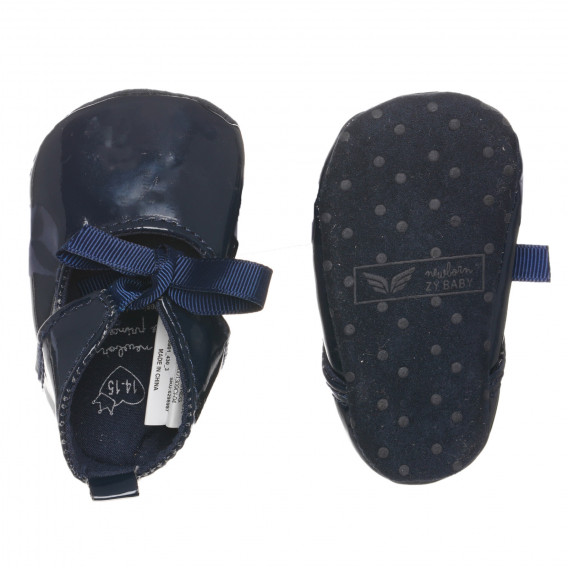 Papucei pentru bebeluși patentați, bleumarin ZY 311203 3
