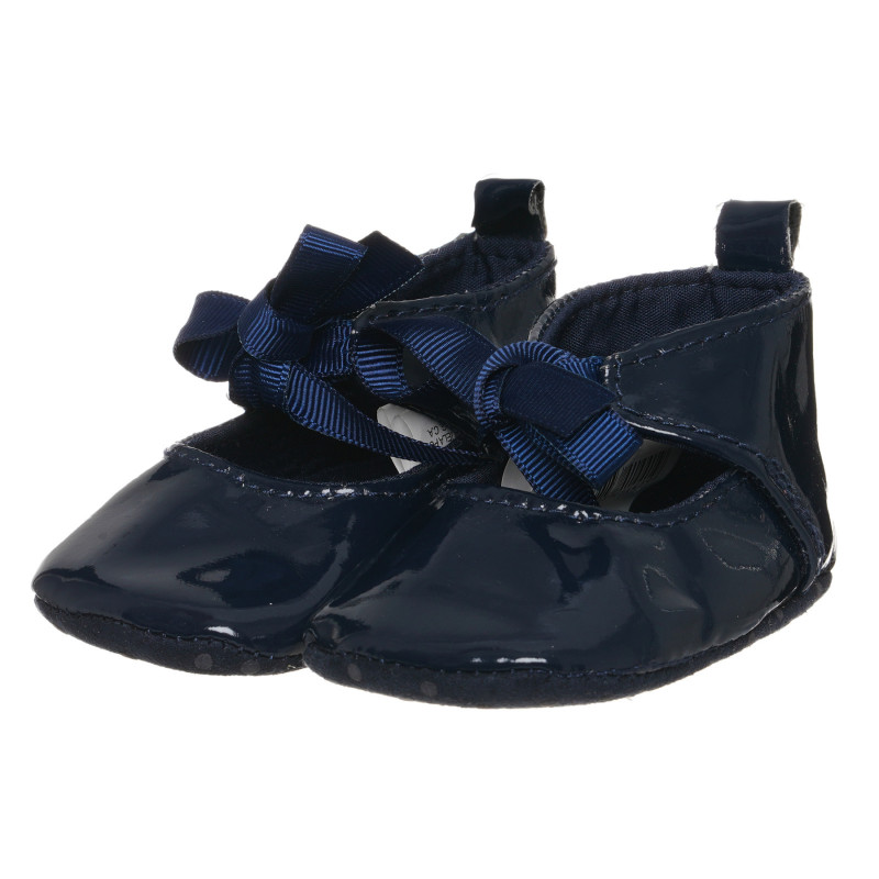 Papucei pentru bebeluși patentați, bleumarin  311205