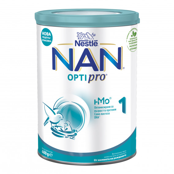 Laptele matern NAN Optipro 1, nou-născuți, cutie 400 g. Nestle 311721 