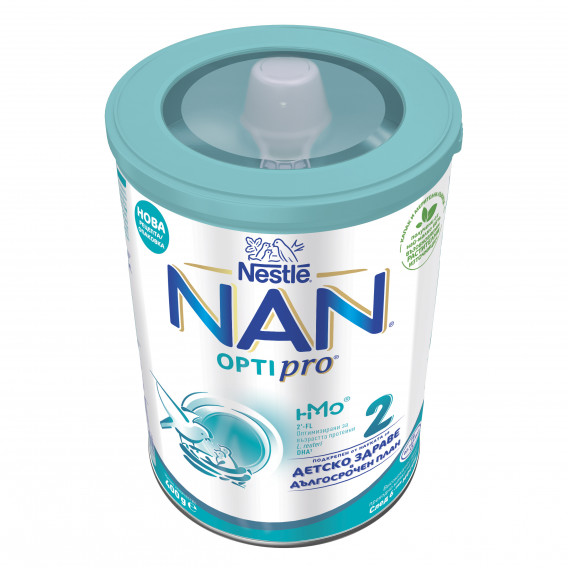 Lapte de tranziție de înaltă calitate - NAN OptiPro 2 HM-O, cutie metalică 400 g Nestle 311756 4