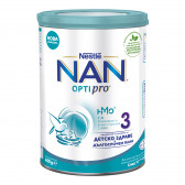 Băutură din lapte îmbogățit NAN 3, 1+ ani, cutie 400 g. Nestle 311770 