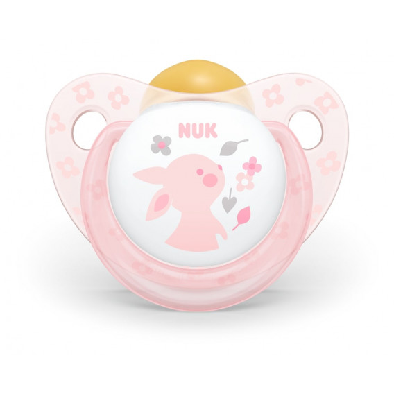 1 buc suzetă trandafir, pentru bebeluși 6-18 luni NUK 311966 