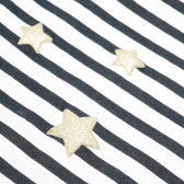 Bluză din bumbac cu mânecă lungă Blue Seven cu asteriscuri steluțe pentru fete de 6 ani BLUE SEVEN 31197 3