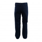 Pantaloni din bumbac albastru închis marca Blue Seven cu nasturi și fermoar pentru băieți BLUE SEVEN 31207 2