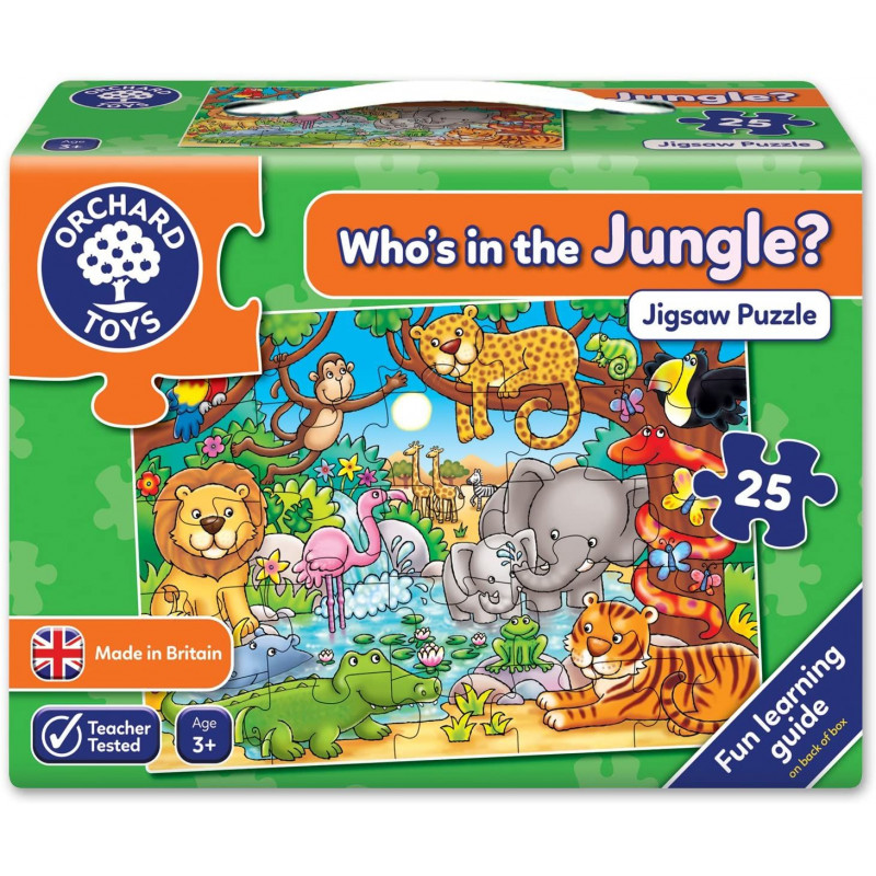 Cine trăiește în junglă - un puzzle  312516