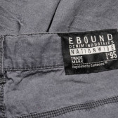 Pantaloni scurți de culoare gri, cu broderie pe buzunare pentru băieți Ebound Denim 31364 4