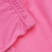 Pantaloni scurți din bumbac roz Benetton 313949 2