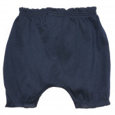 Pantaloni de bumbac albastru inchis pentru bebeluși Benetton 313982 4