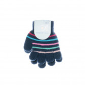 Mănuși pentru fete în dungi colorate YO! 31472 5