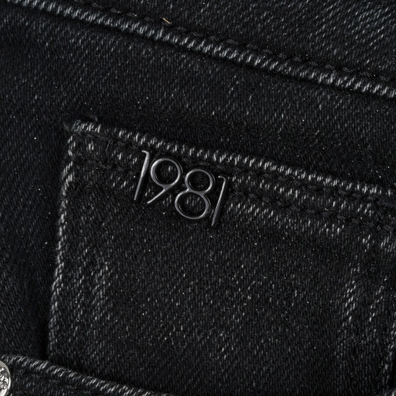 Jeans cu detalii de brocart, negri Guess 315178 3