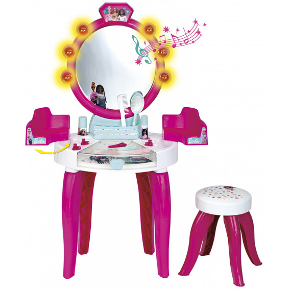 Studio de înfrumusețare Barbie cu lumină și sunet, scaun și accesorii Barbie 315423 9