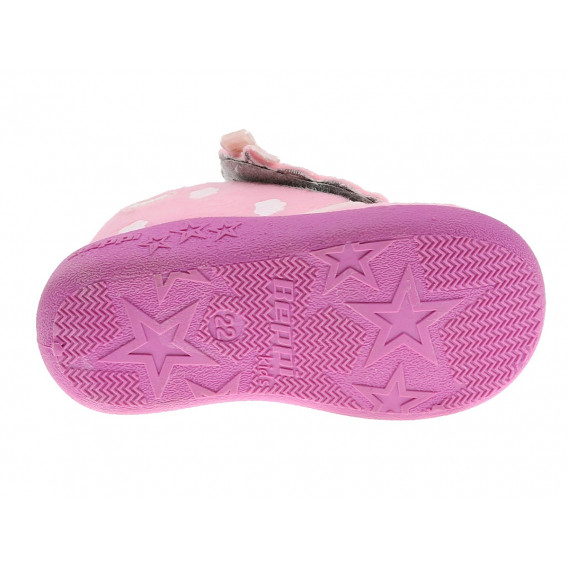 Papuci cu aplicație, pe roz Beppi 315528 2