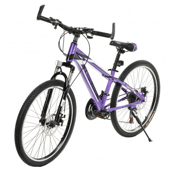 Bicicletă pentru copii Brooklin 24'', violet ZIZITO 315604 