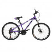 Bicicletă pentru copii Brooklin 24'', violet ZIZITO 315607 4
