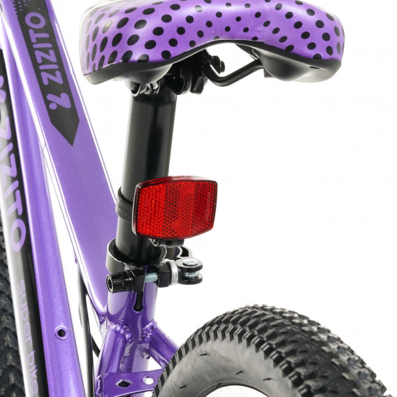 Bicicletă pentru copii Brooklin 24'', violet ZIZITO 315611 8