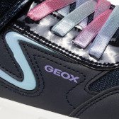 Sneakers albaștri cu șnururi colorate Geox 316669 7