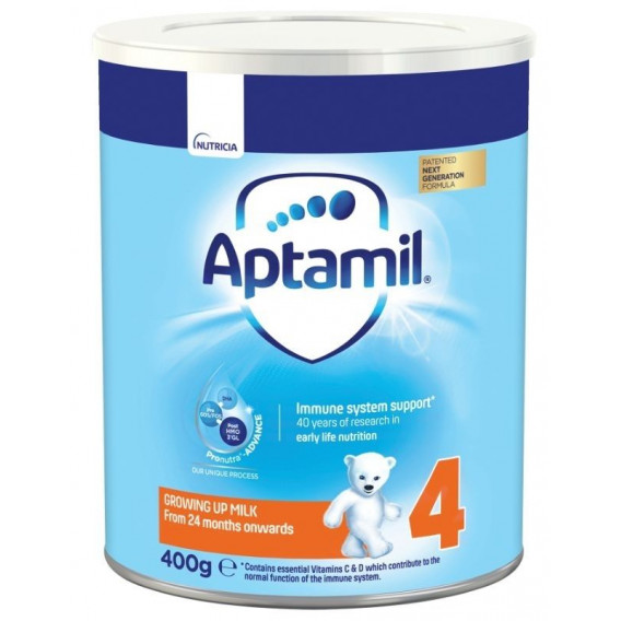 Aptamil Pronutra Advance 4, 24+ luni, cutie, 400 g. Milupa 316782 