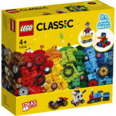 Designer - Cărămizi și roți, 653 piese Lego 316872 