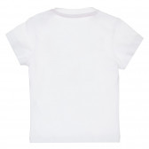 Tricou din bumbac alb pentru vară ZY 317108 5
