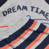 Pijamale multicolore cu imprimeu ''Dream Time'' ZY 317409 3