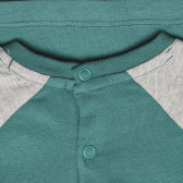 Bluză verde cu imprimeu urs pentru bebeluși ZY 317818 7