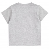 Tricou din bumbac „Feels Good” de culoare gri pentru băiețel ZY 318015 3