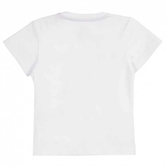 Tricou din bumbac alb pentru vară ZY 318132 9